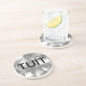 DESSOUS DE VERRE EN GRÈS UN TUIT ROND (Côté)