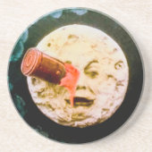 Dessous De Verre En Grès Un voyage à la lune (Devant)