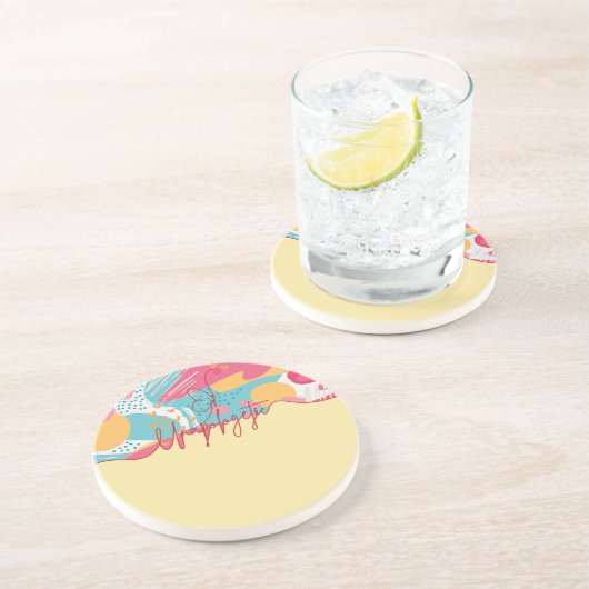 Dessous De Verre En Grès Unapologetic Bold Feminine Statement (Côté)