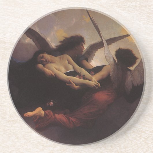 Dessous De Verre En Grès Une âme portée au ciel par Bouguereau (Devant)