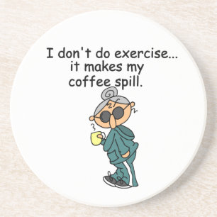 Dessous De Verre En Grès Une autre raison de ne pas s'exercer