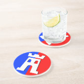 Dessous De Verre En Grès une des sept tours saxonnes (Côté)