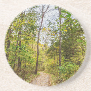 Dessous De Verre En Grès Une promenade d'automne