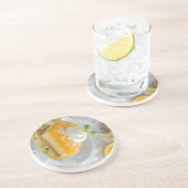 Dessous De Verre En Grès Une tranche de soleil d'été (Côté)