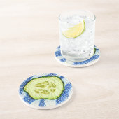 Dessous De Verre En Grès Une tranche d'été (Côté)