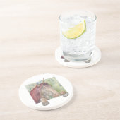 Dessous De Verre En Grès Unicorne (Côté)
