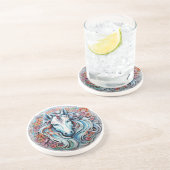 Dessous De Verre En Grès Unicorne (Côté)