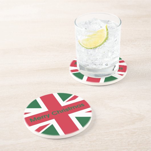 Dessous De Verre En Grès Union Jack (Côté)