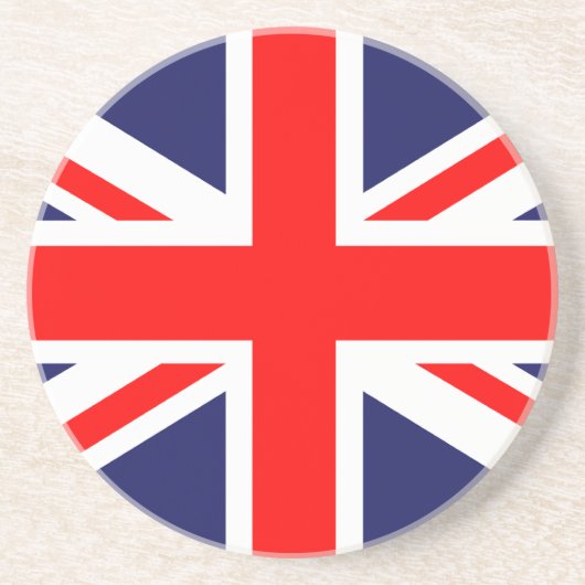 Dessous De Verre En Grès Union Jack classique (Devant)