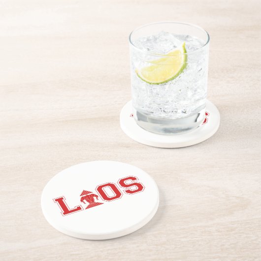 DESSOUS DE VERRE EN GRÈS UNIVERSITÉ DE LAOS (Côté)