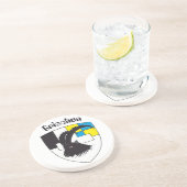 Dessous De Verre En Grès Untersetzer Grischun Svizra (Côté)