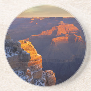 Dessous De Verre En Grès USA, Arizona, Grand Canyon National Park, hiver