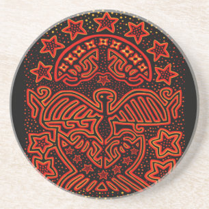 DESSOUS DE VERRE EN GRÈS USA EAGLE PATRIOT - LUTTE POUR LA DÉMOCRATIE !