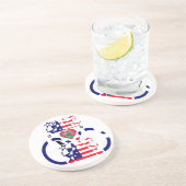 Dessous De Verre En Grès USA Hope Beau drapeau national Extraordinaire Desi (Côté)