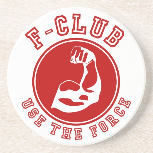 Dessous De Verre En Grès Utiliser la force (Devant)