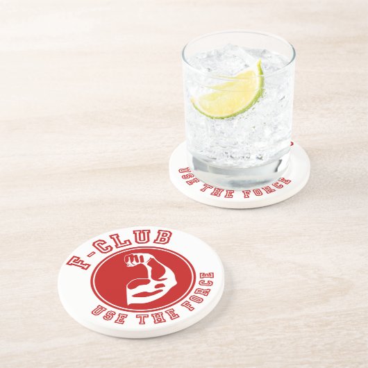 Dessous De Verre En Grès Utiliser la force (Côté)