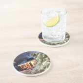 Dessous De Verre En Grès Vacances High Sierra (Côté)