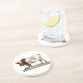 DESSOUS DE VERRE EN GRÈS VACHE (Côté)