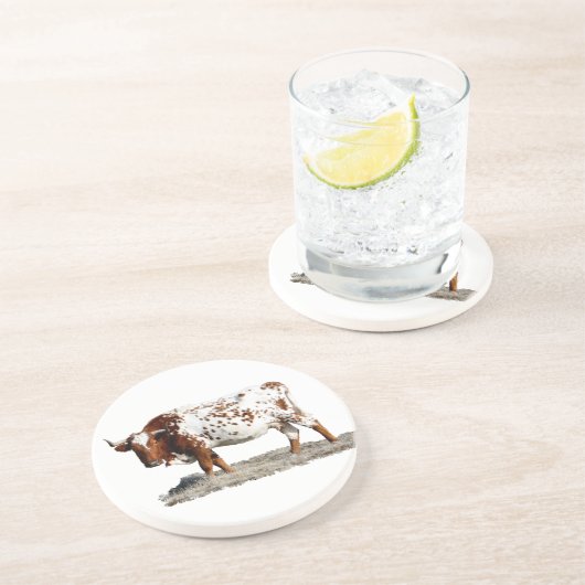 DESSOUS DE VERRE EN GRÈS VACHE (Côté)