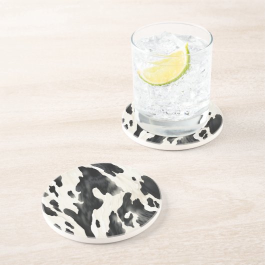 Dessous De Verre En Grès Vache de ferme occidentale (Côté)