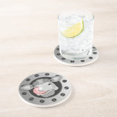Dessous De Verre En Grès Vache lécher le nez (Côté)