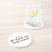 Dessous De Verre En Grès Vache OCD (Côté)