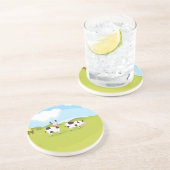 Dessous De Verre En Grès Vaches (Côté)