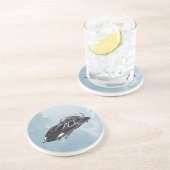 Dessous De Verre En Grès Vaisseau spatial (Côté)