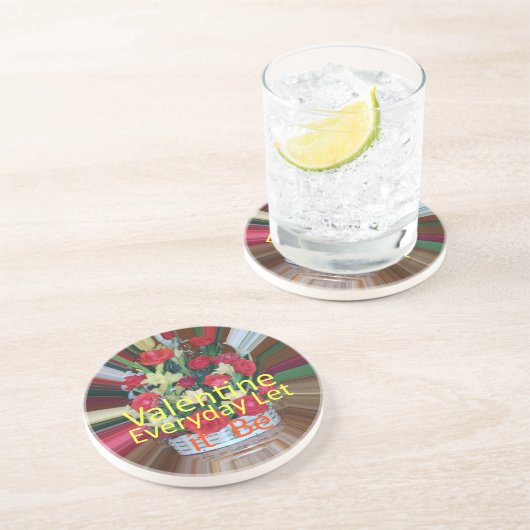 Dessous De Verre En Grès Valentine Everyday (Côté)