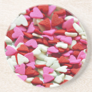 Dessous De Verre En Grès Valentine Hearts