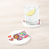 Dessous De Verre En Grès valentine's day cupcakes (Côté)