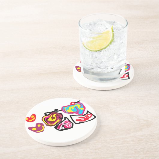 Dessous De Verre En Grès valentine's day cupcakes (Côté)