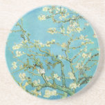 Dessous De Verre En Grès Van Gogh Almond Blossoms<br><div class="desc">Fleurs d'amandes de Vincent Van Gogh Profitez de ce magnifique imprimé floral peint par l'impressionniste classique,  Vincent Van Gogh vincent van gogh,  van gogh,  fleurs d'amandes,  impressionnisme,  fleurs,  floral,  jolie,  belle, </div>