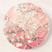 Dessous De Verre En Grès Van Gogh Almond Blossoms Peach (Devant)
