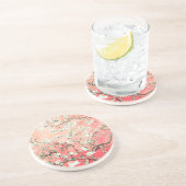 Dessous De Verre En Grès Van Gogh Almond Blossoms Peach (Côté)