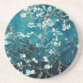 Dessous De Verre En Grès Van Gogh Almond Blossoms : Turquoise foncé (Devant)