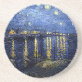 Dessous De Verre En Grès Van Gogh Nuit étoilée sur Rhône (Devant)
