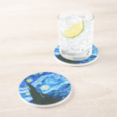 Dessous De Verre En Grès Van Gogh Starry Night (Côté)