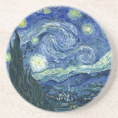 Dessous De Verre En Grès Van Gogh - Starry Night (Devant)