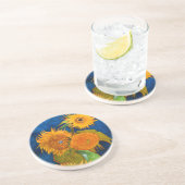 Dessous De Verre En Grès Van Gogh Sunflowers (Côté)