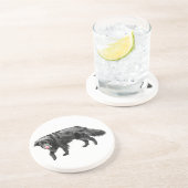 Dessous De Verre En Grès Vapeur de cannelle, Lick d'araignée (Côté)