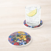 Dessous De Verre En Grès Vase blanc avec fleurs Odilon Redon (Côté)