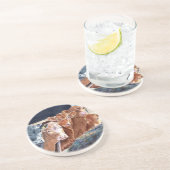 Dessous De Verre En Grès Veaux au brunch (Côté)