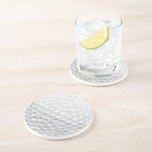 Dessous De Verre En Grès vecteur balle de golf (Côté)