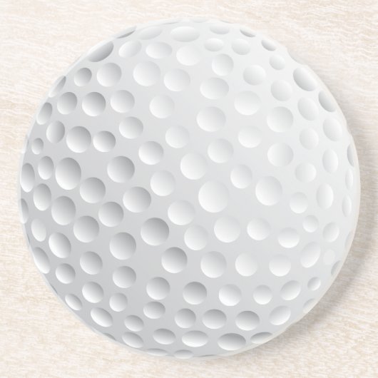 Dessous De Verre En Grès vecteur graphique de balle de golf (Devant)