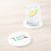 Dessous De Verre En Grès Végétal (Côté)