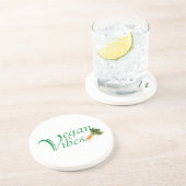 Dessous De Verre En Grès Végétal (Côté)