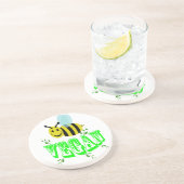 Dessous De Verre En Grès végétalien d'abeille (Côté)