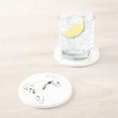 Dessous De Verre En Grès Veille du soir (Côté)