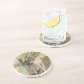 Dessous De Verre En Grès Vellum Floral II (Côté)